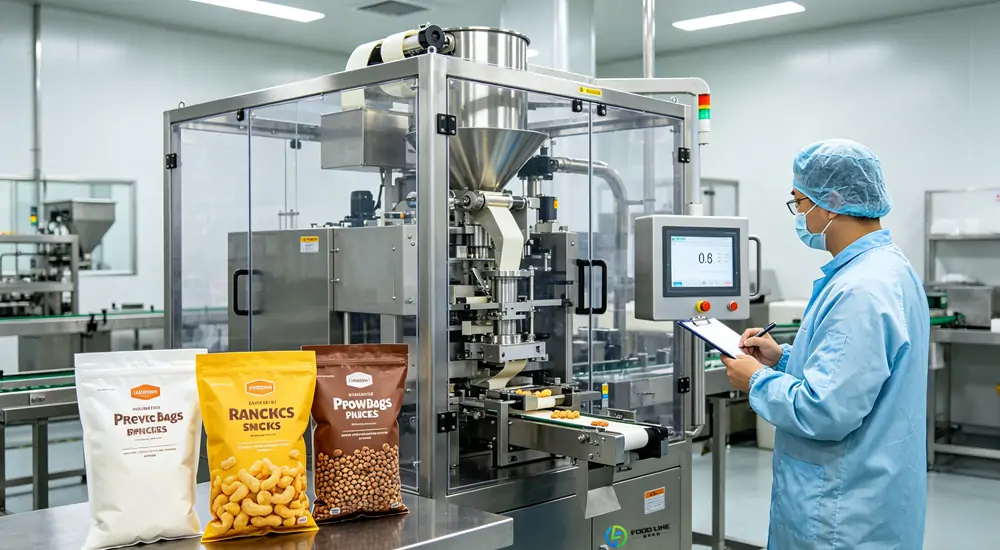 automatic premade pouch packing machine